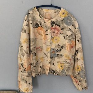 Vintage linen blouse